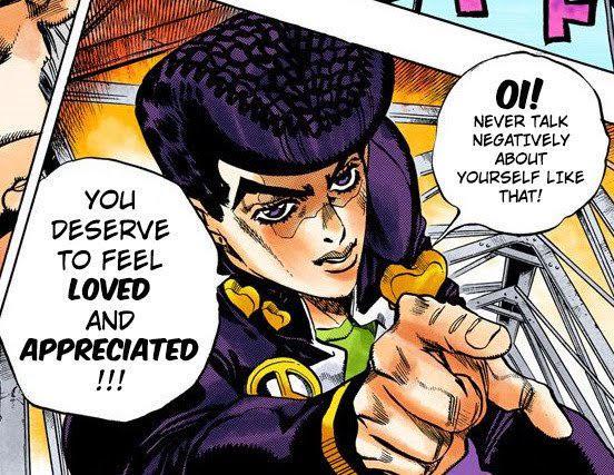 Source image for Manga Character Points Forward Delivering Encouraging Message